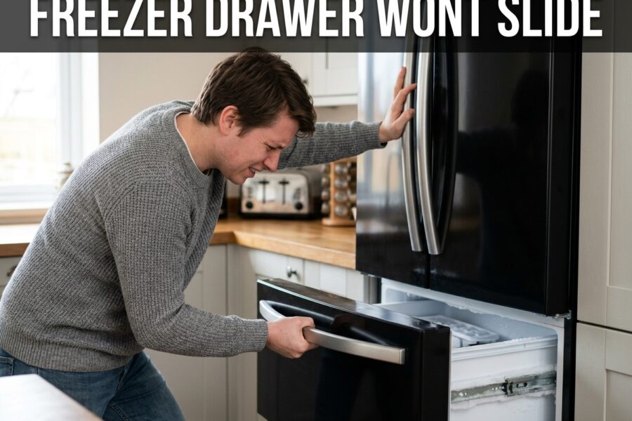 Freezer Drawer Wont Slide