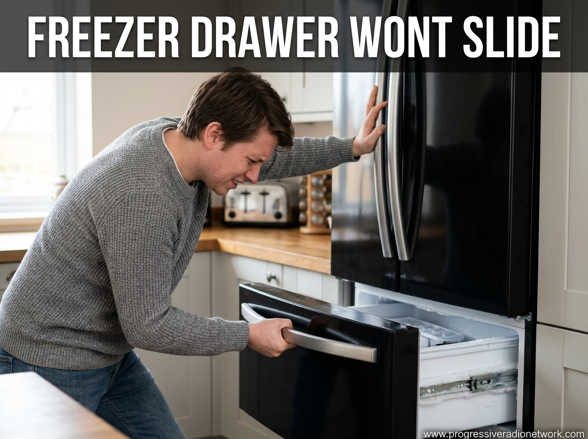 Freezer Drawer Wont Slide