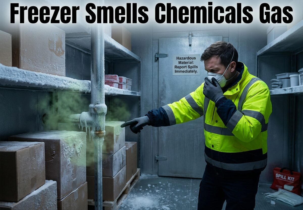 Freezer Smells Chemicals Gas