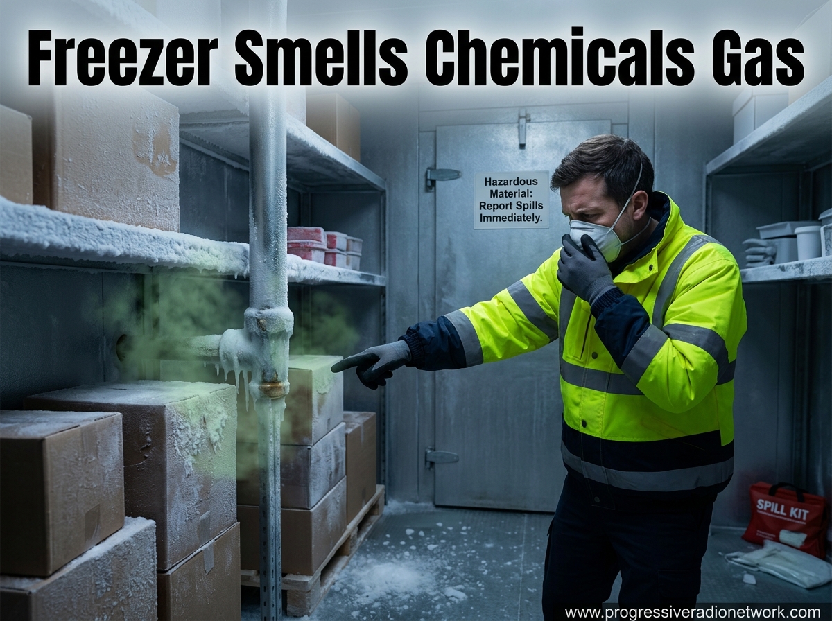 Freezer Smells Chemicals Gas