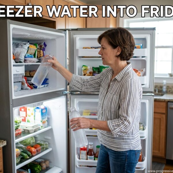 Freezer Water Into Fridge