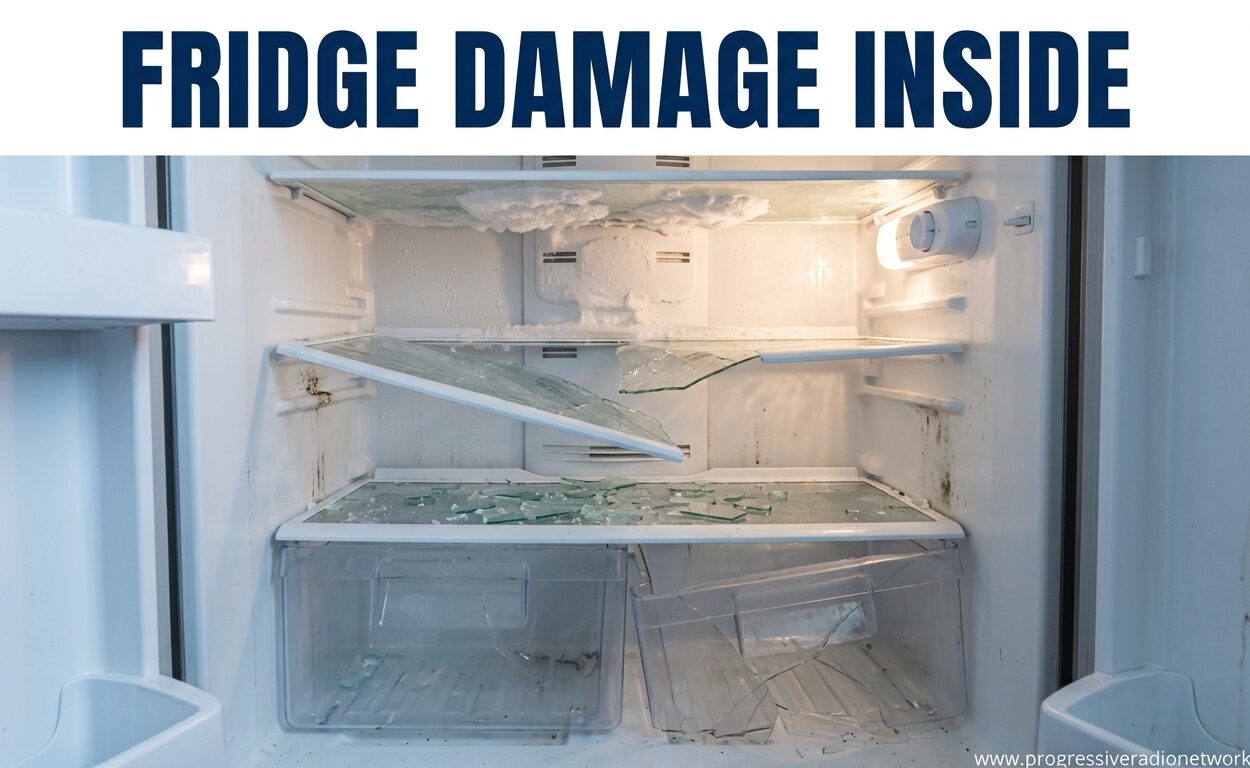 Fridge Damage Inside