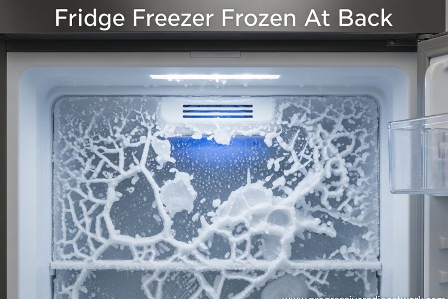 Fridge Freezer Frozen At Back