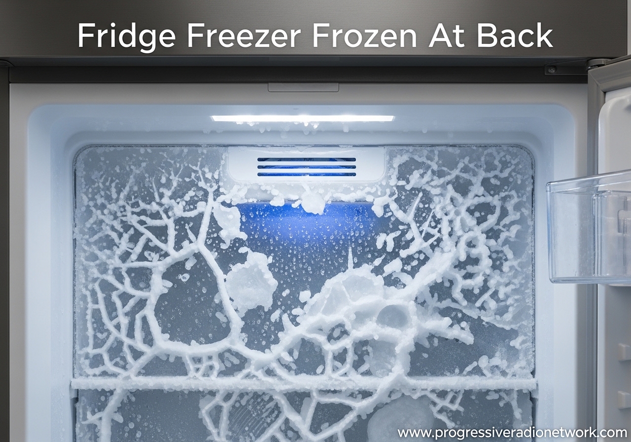 Fridge Freezer Frozen At Back