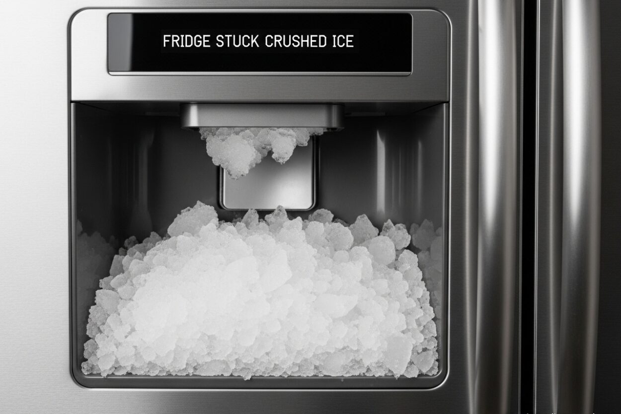 Fridge Stuck Crushed Ice