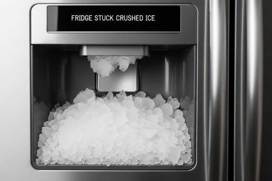 Fridge Stuck Crushed Ice