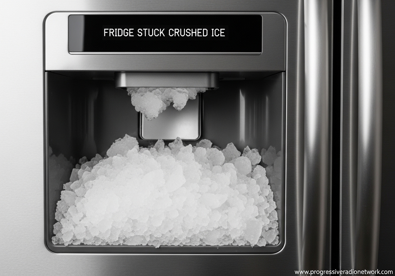 Fridge Stuck Crushed Ice