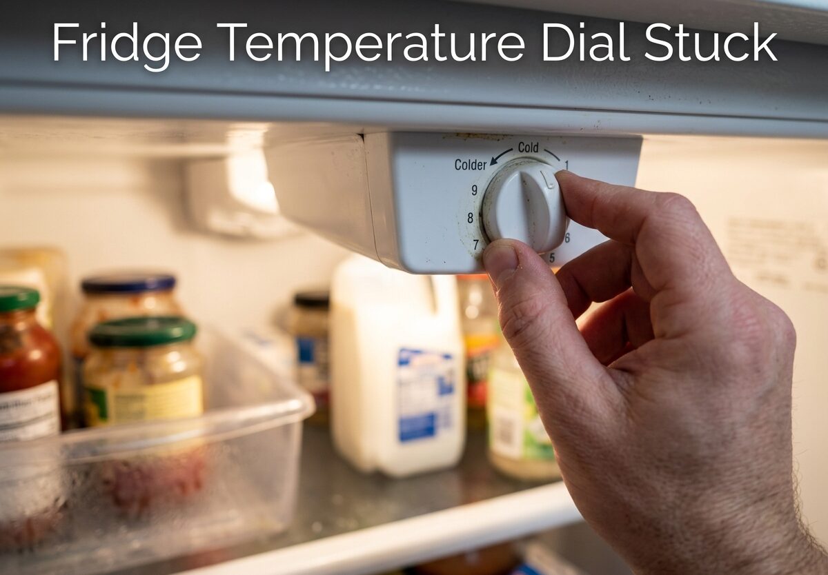 Fridge Temperature Dial Stuck