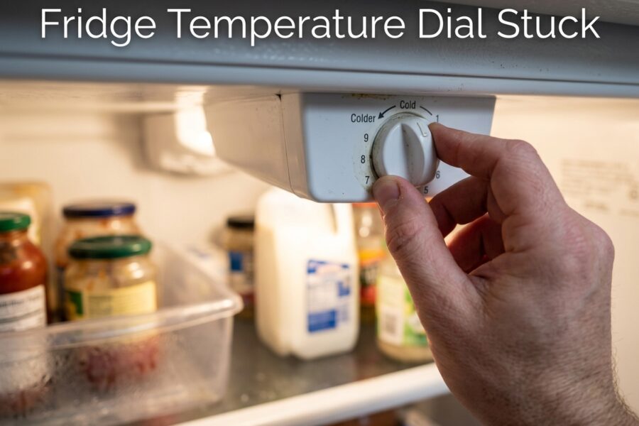 Fridge Temperature Dial Stuck