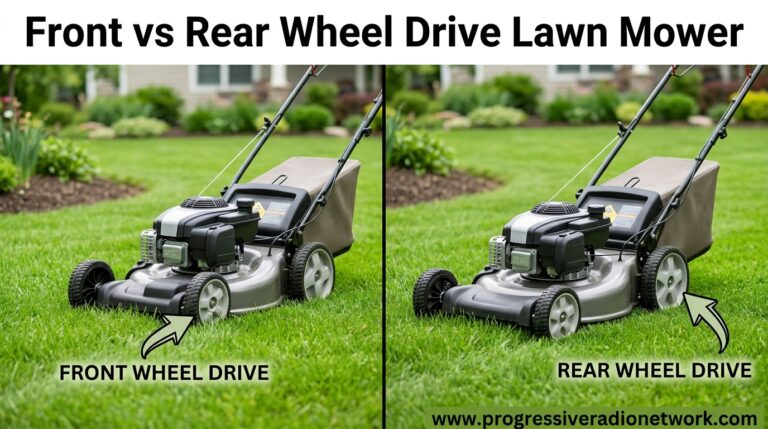 Front vs Rear Wheel Drive Lawn Mower