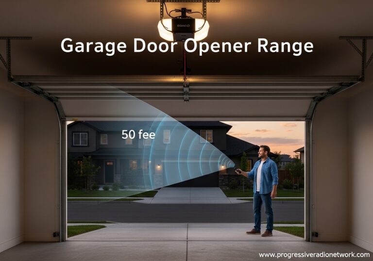 Garage Door Opener Range