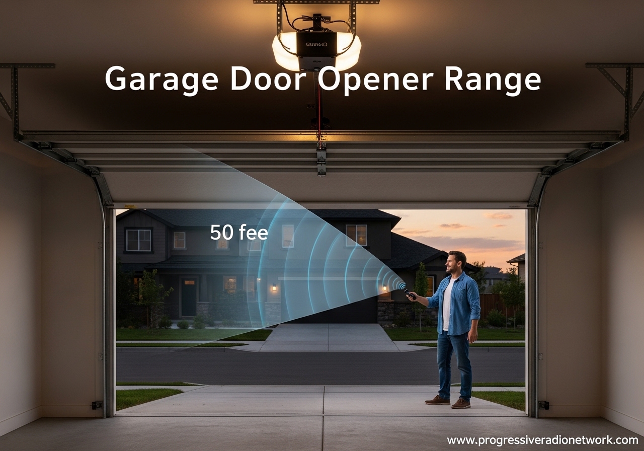 Garage Door Opener Range