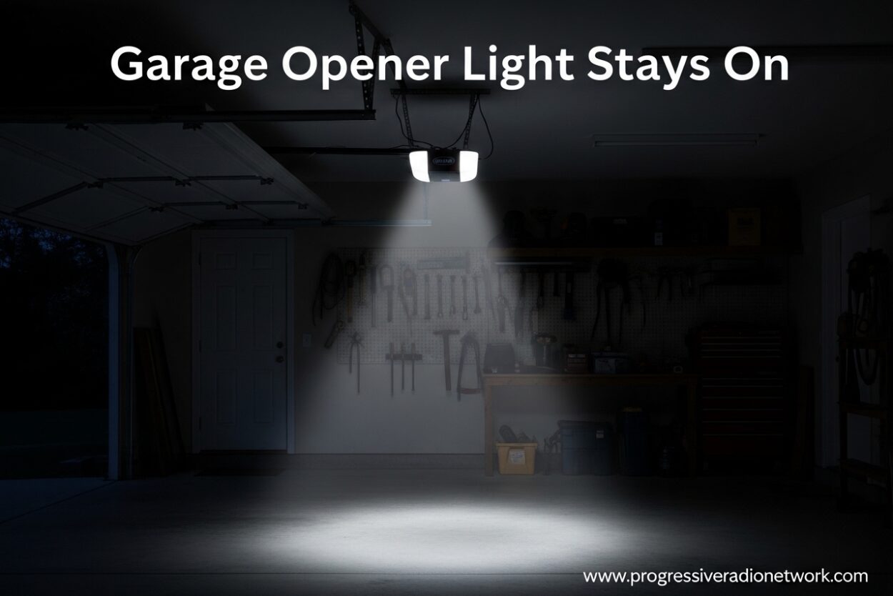 Garage Opener Light Stays On