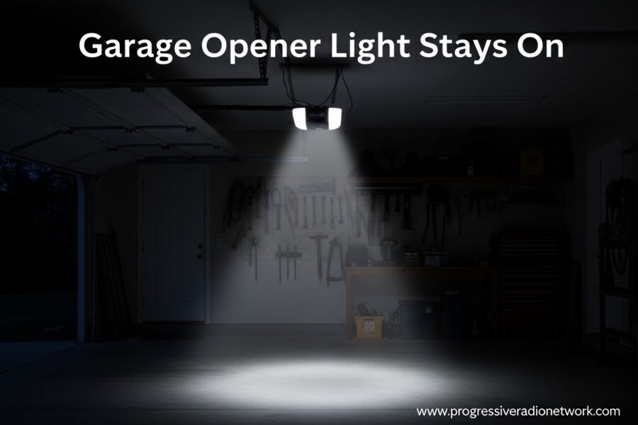 Garage Opener Light Stays On