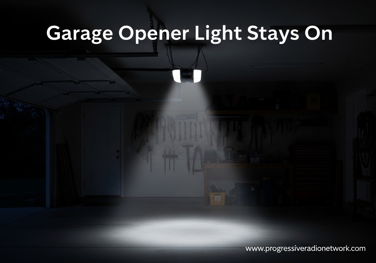 Garage Opener Light Stays On