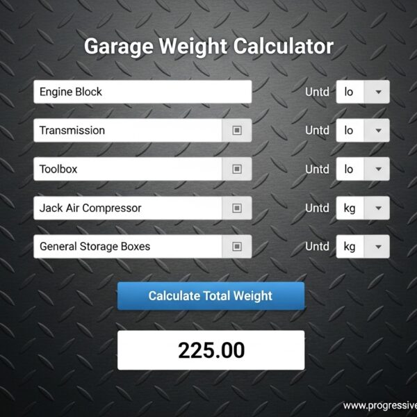 Garage Weight Calculator