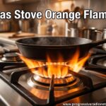 Gas Stove Orange Flame