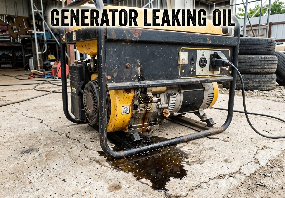 Generator Leaking Oil