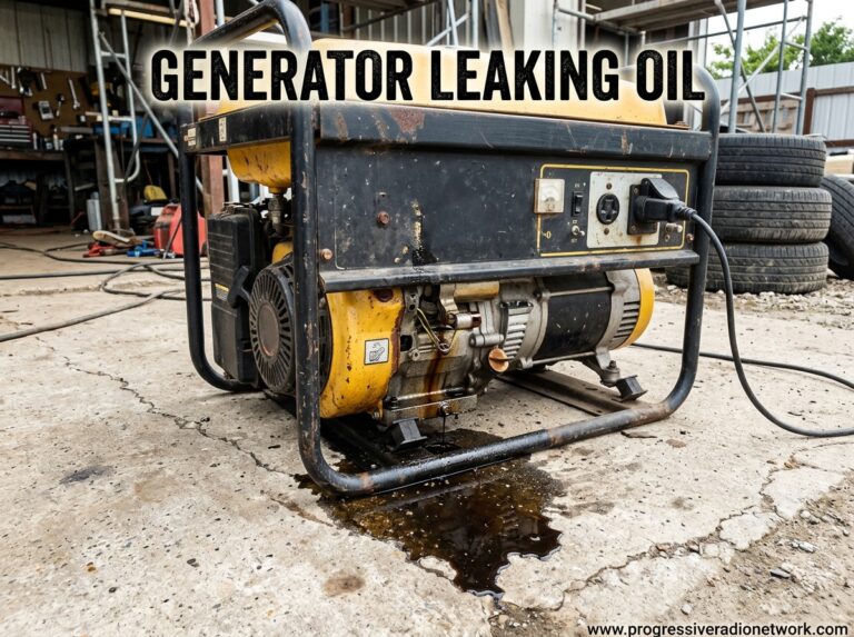 Generator Leaking Oil