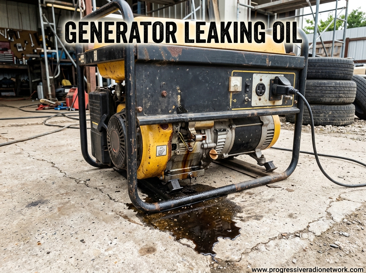 Generator Leaking Oil