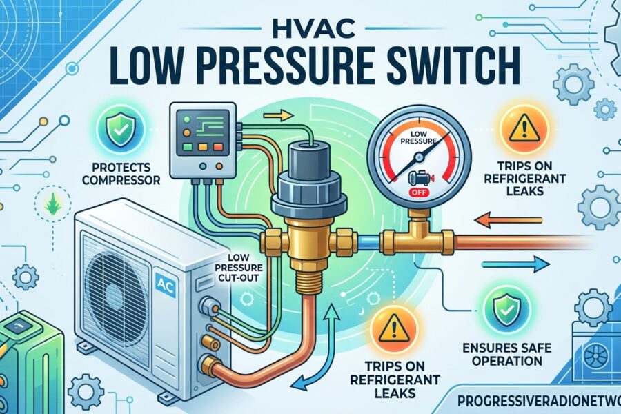HVAC Low Pressure Switch