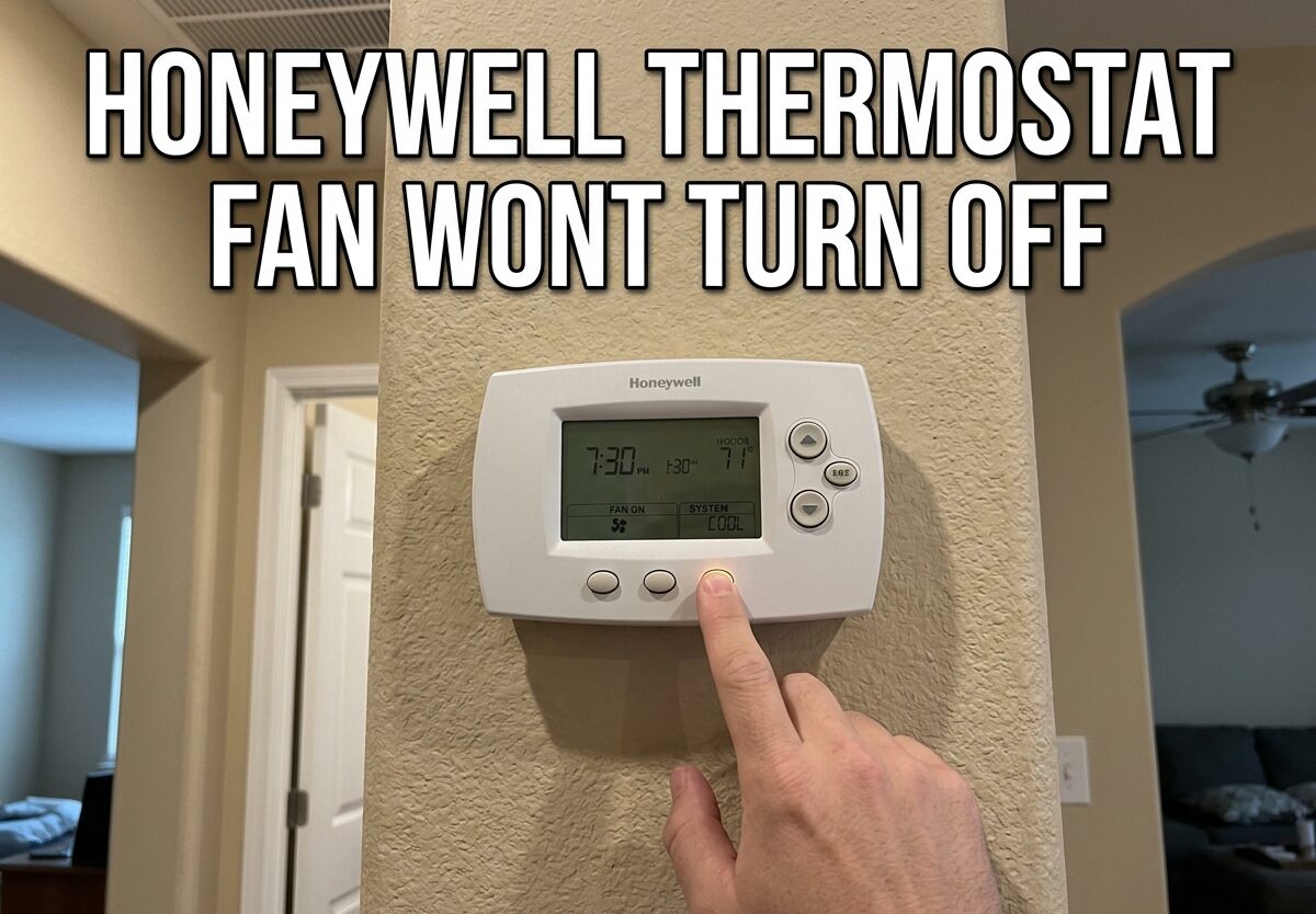 Honeywell Thermostat Fan Wont Turn Off