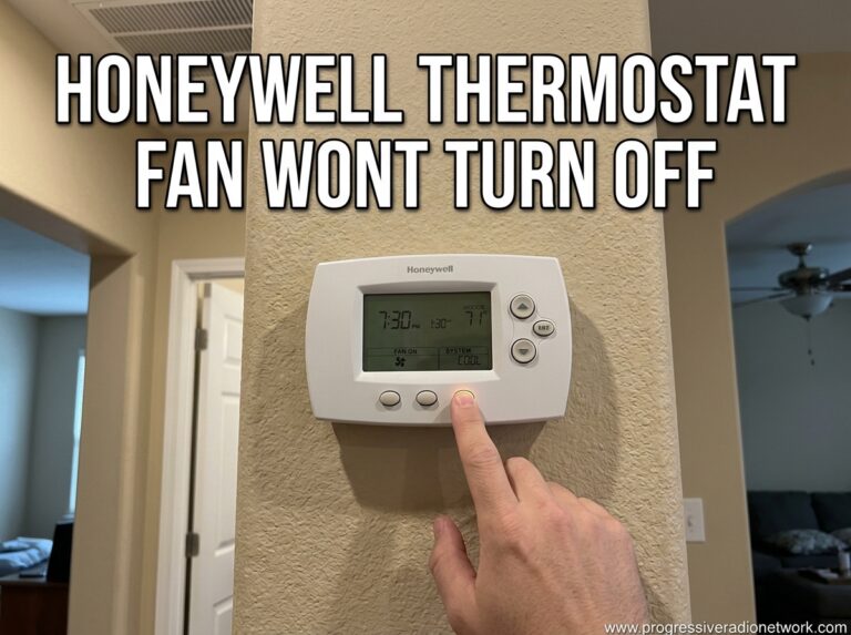 Honeywell Thermostat Fan Wont Turn Off