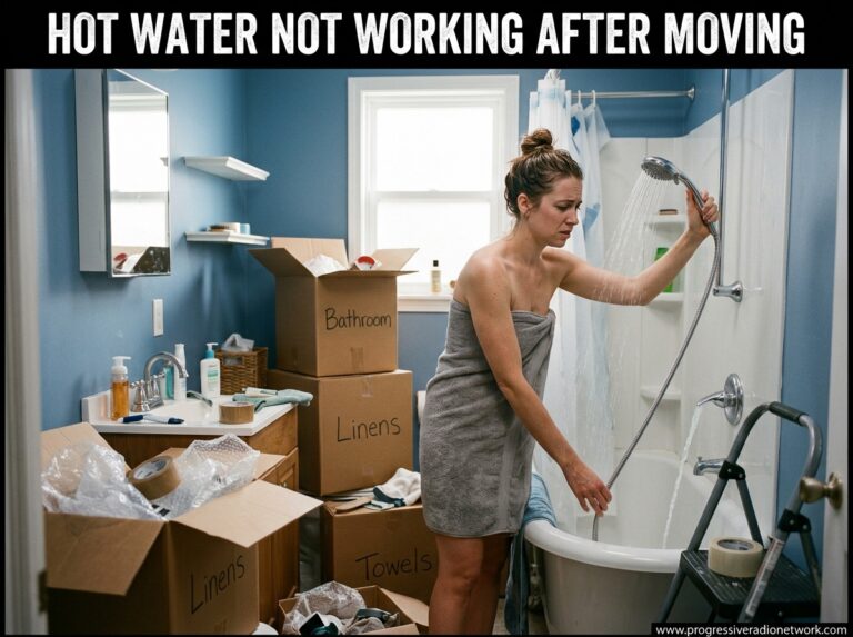 Hot Water Not Working After Moving