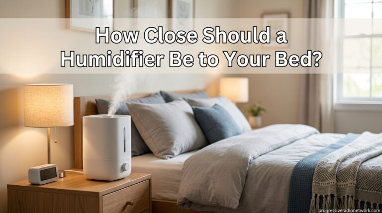 How Close Should a Humidifier Be to Your Bed