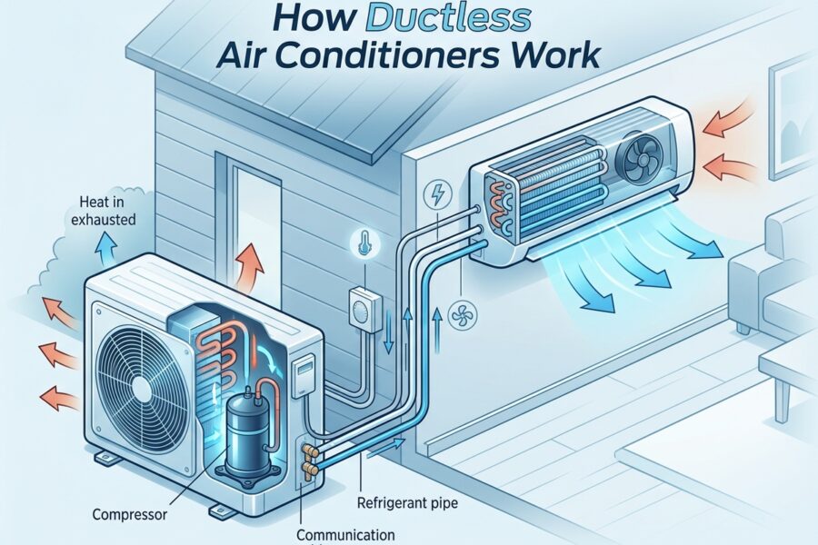 How Ductless Air Conditioners Work