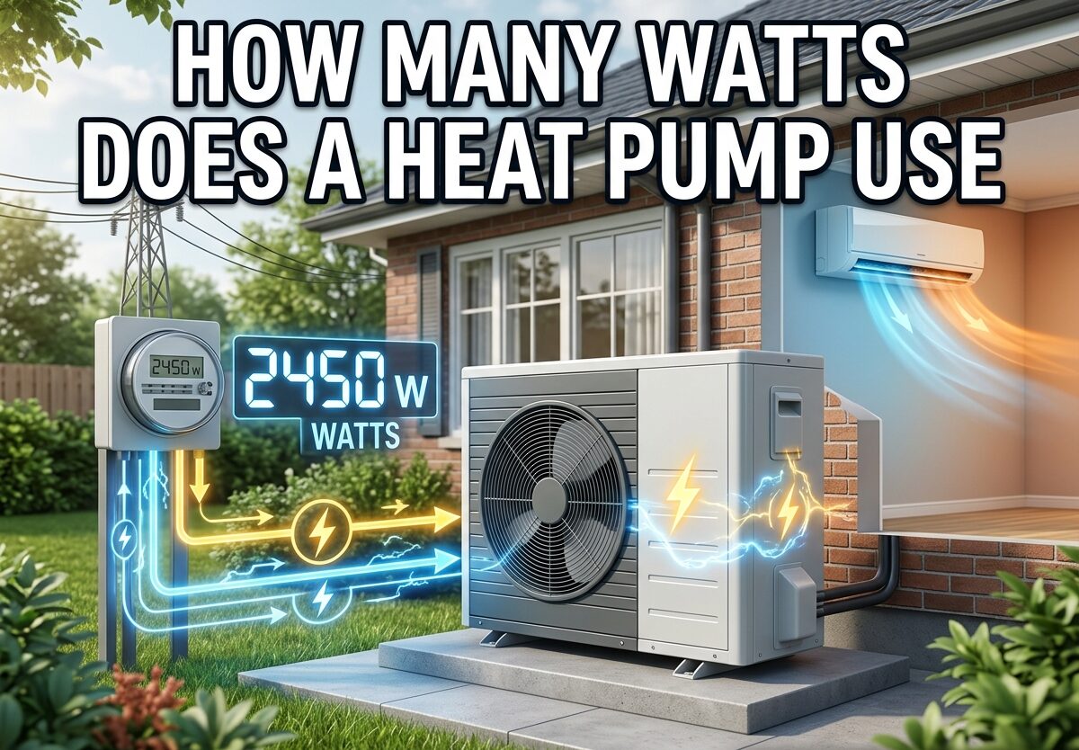 How Many Watts Does a Heat Pump Use
