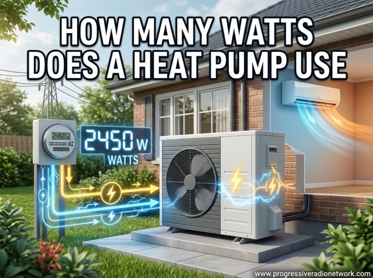 How Many Watts Does a Heat Pump Use
