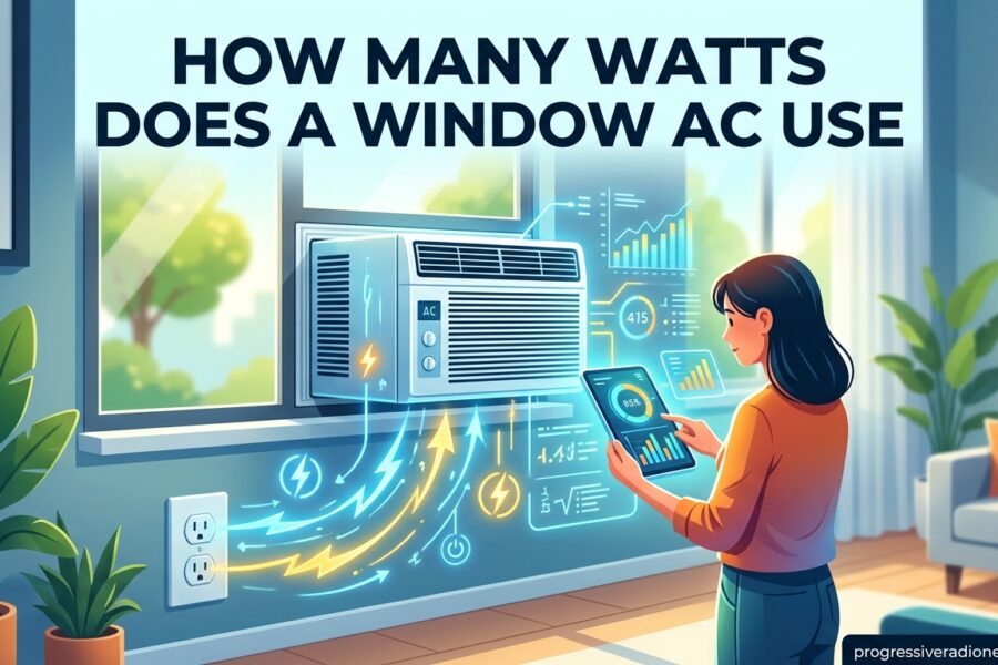 How Many Watts Does a Window AC Use