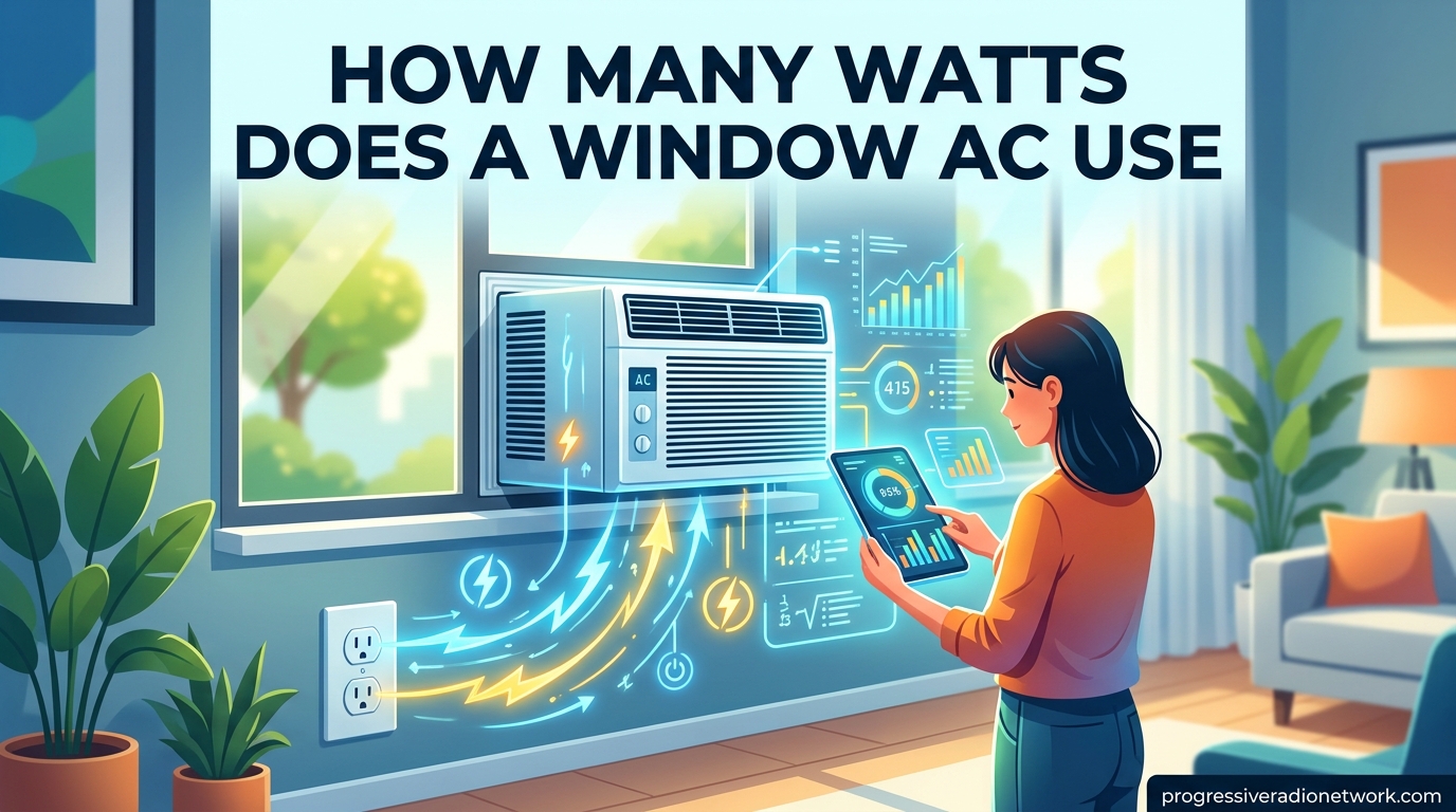 How Many Watts Does a Window AC Use