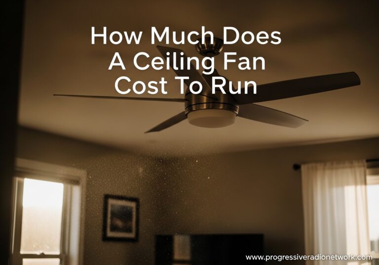 How Much Does a Ceiling Fan Cost To Run