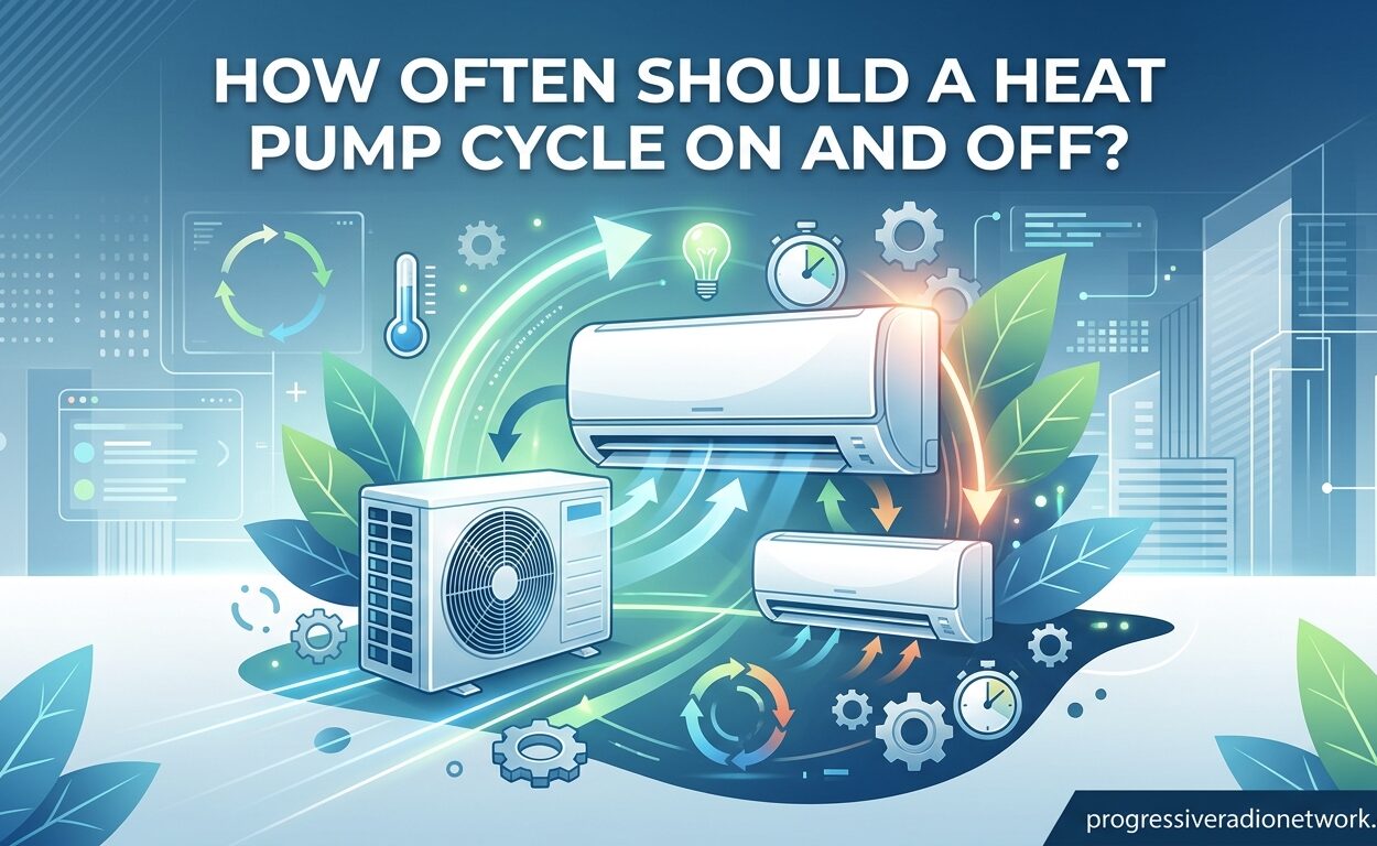 How Often Should a Heat Pump Cycle On and Off