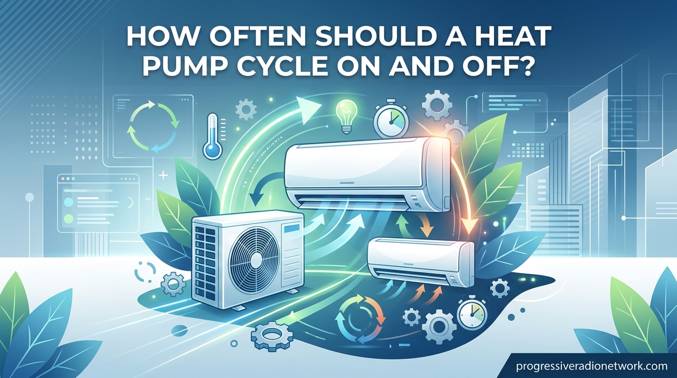 How Often Should a Heat Pump Cycle On and Off