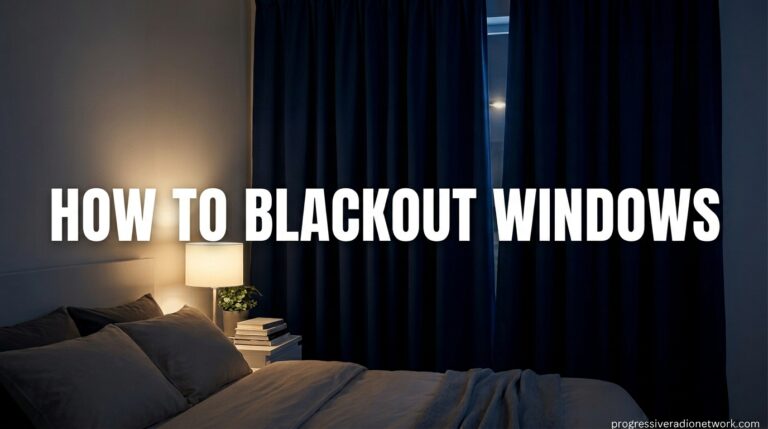 How To Blackout Windows