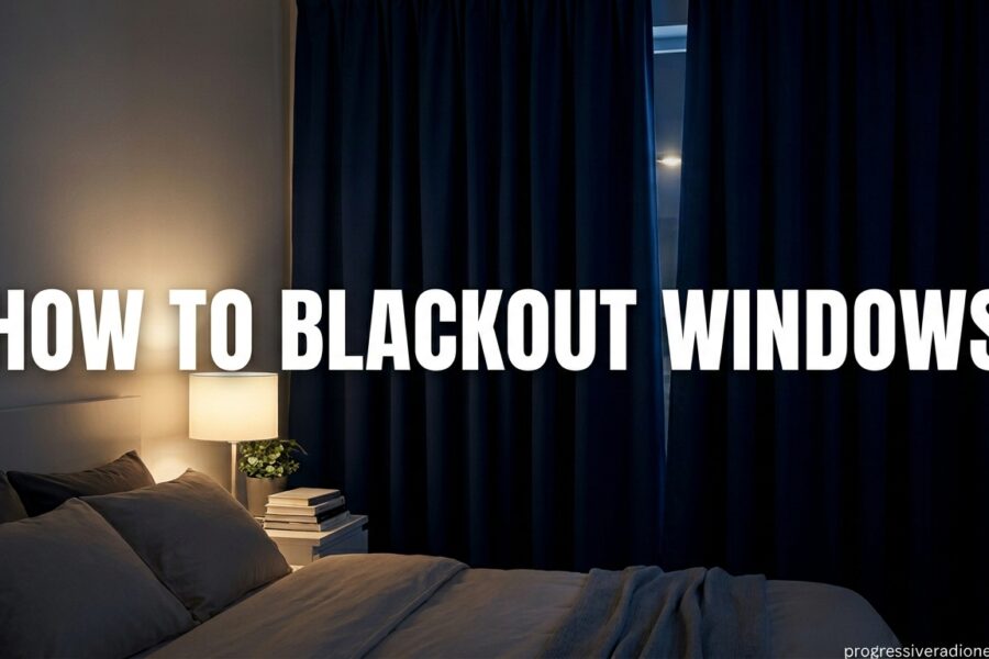 How To Blackout Windows