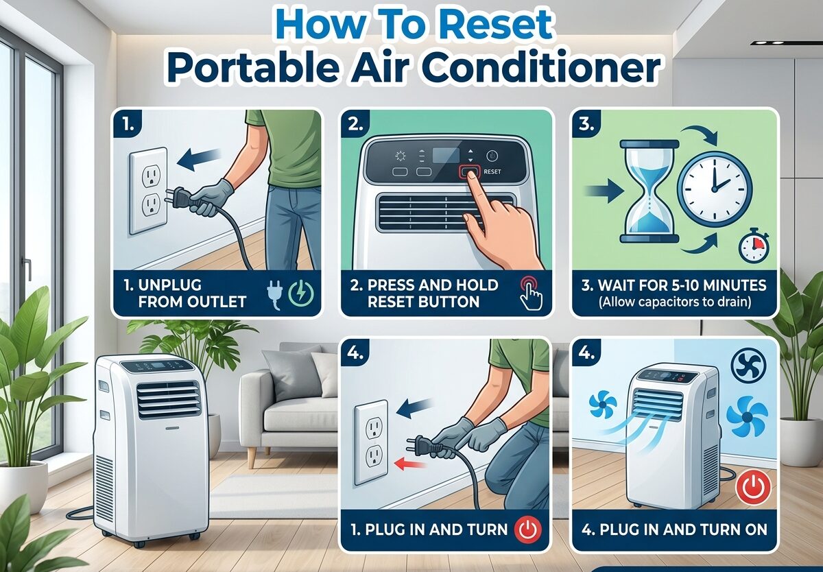 How To Reset Portable Air Conditioner