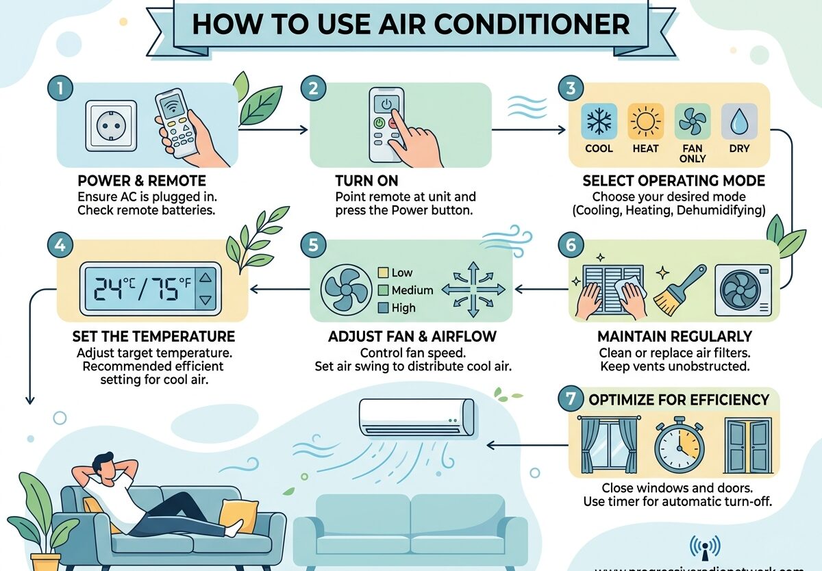 How To Use Air Conditioner