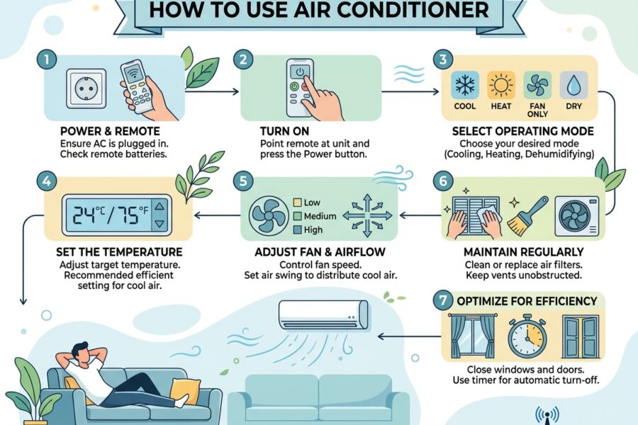How To Use Air Conditioner