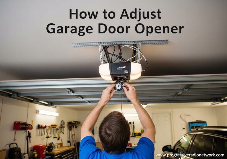 How to Adjust Garage Door Opener