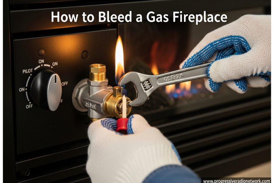 How to Bleed a Gas Fireplace