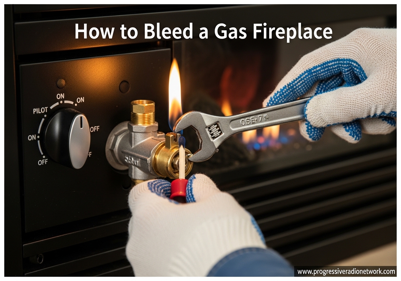 How to Bleed a Gas Fireplace