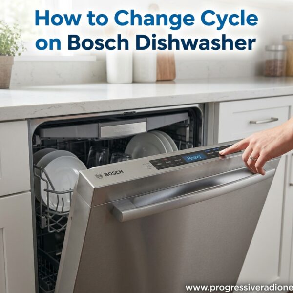 How to Change Cycle on Bosch Dishwasher