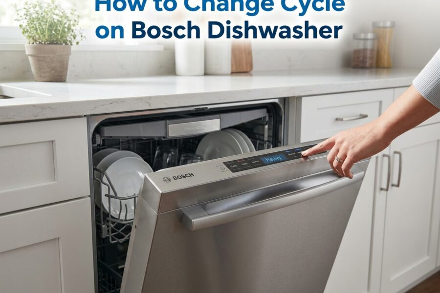 How to Change Cycle on Bosch Dishwasher