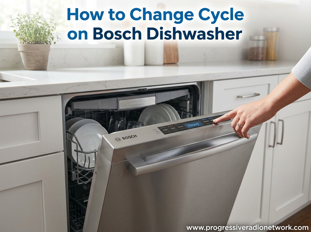 How to Change Cycle on Bosch Dishwasher