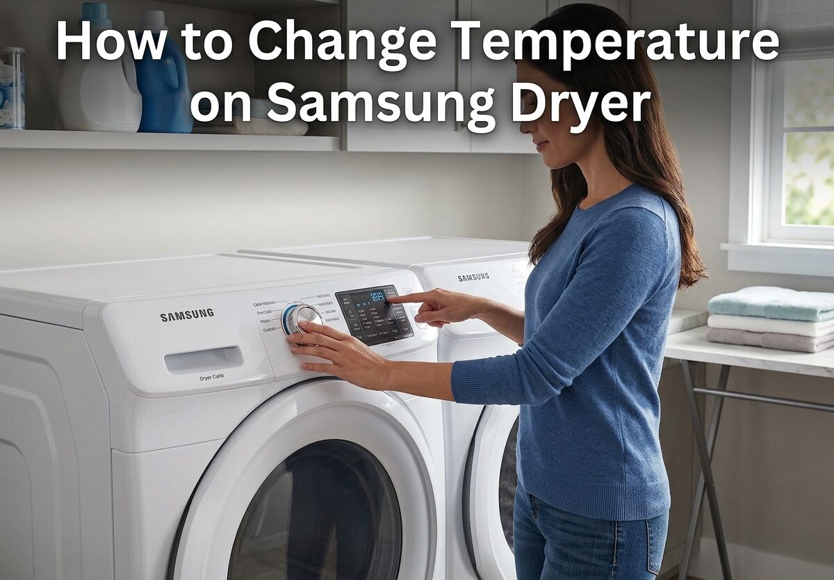 How to Change Temperature on Samsung Dryer