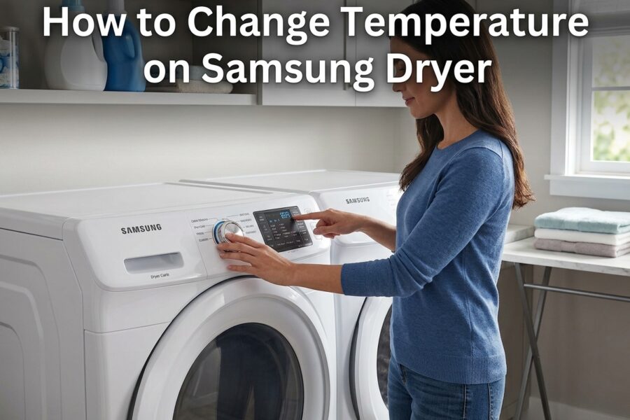 How to Change Temperature on Samsung Dryer